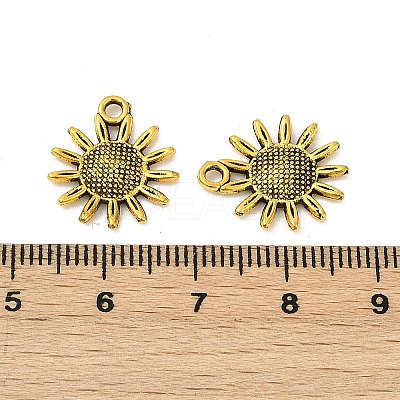 Tibetan Style Alloy Pendant Cabochon Settings LS-GLF1377Y-1
