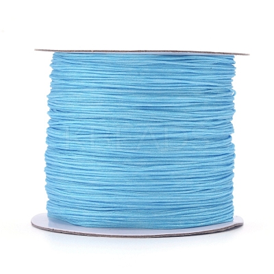 Nylon Braided Cord for Woven Jewelry Making Macrame Craft NWIR-D055-0.6mm-07-1