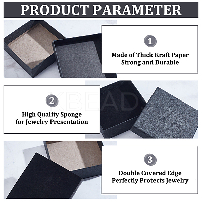 Texture Paper Jewelry Gift Boxes OBOX-NB0001-10D-02-1