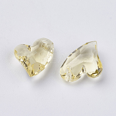 Transparent Acrylic Charms X-MACR-G055-11mm-33X-1
