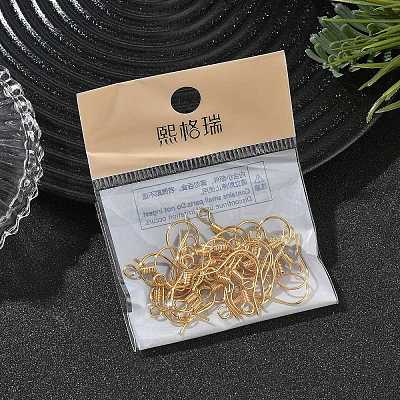 SHEGRACE Brass Earring Hooks XGR0140G-153G-1