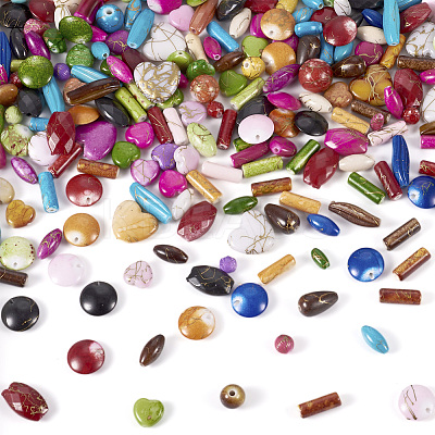 100G Opaque Imitation Gemstone Acrylic Beads MACR-TA0001-53-1