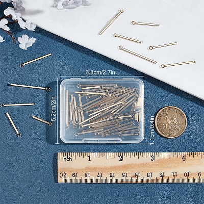 60Pcs 4 Style 304 Stainless Steel Pendants STAS-SC0003-94-1