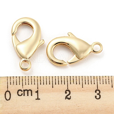 Brass Lobster Claw Clasps KK-Q789-05G-1