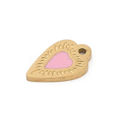 304 Stainless Steel Enamel Charms STAS-I325-054G-01-1