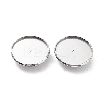 Non-Tarnish 304 Stainless Steel Brooch Base Settings FIND-D035-04E-P-1