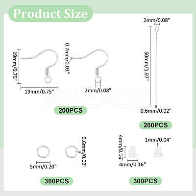 DIY Earring Making Finding Kit DIY-UN0005-35-1
