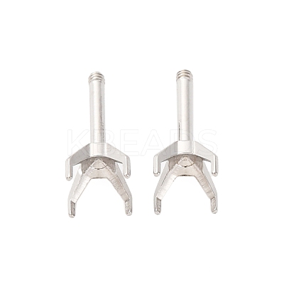 304 Stainless Steel Stud Earring Findings STAS-B091-02B-05P-1