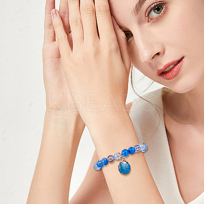 DIY Ocean Theme Jewelry Making Finding Kit DIY-FH0005-19-1