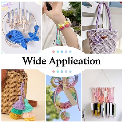 10M Gradient Color Cotton Cord OCOR-YWC0001-02A-1