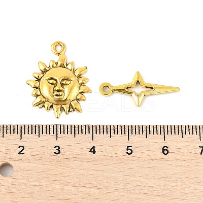 Tibetan Style Alloy Pendants FIND-M058-05AG-1