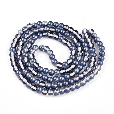 Baking Paint Transparent Glass Beads X1-DGLA-N011-6mm-08-1