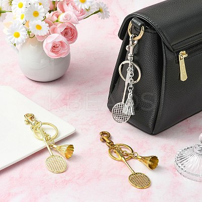 3Pcs 3 Colors Alloy Keychian KEYC-CJ0001-12-1