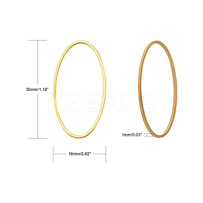Brass Linking Rings EC020-G-1