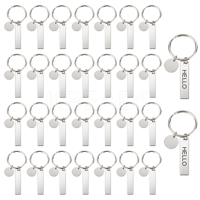 30Pcs 201 Stainless Steel Open Cuff Finger Ring KEYC-OC00004-1