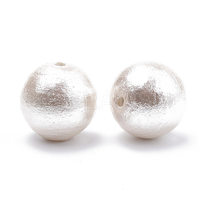 Compressed Cotton Pearl Beads WOVE-S114-20mm-11-1