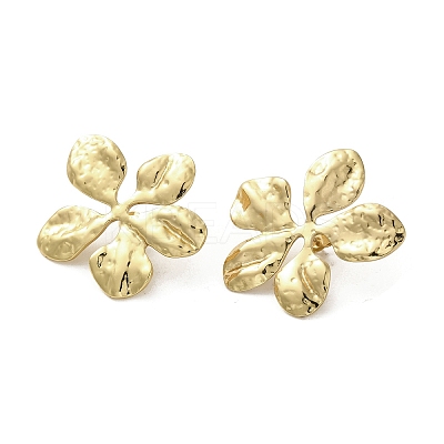 Ion Plating(IP) 304 Stainless Steel Stud Earrings EJEW-C082-04B-G-1