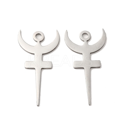Non-Tarnish 304 Stainless Steel Pendant STAS-H212-24P-1