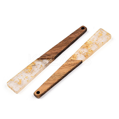 Translucent Resin & Walnut Wood Big Pendants RESI-TAC0017-46-A01-1