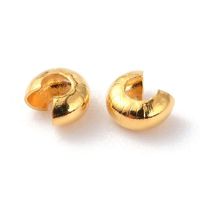 304 Stainless Steel Crimp Beads Cover LS-X-STAS-WH0017-024A-1