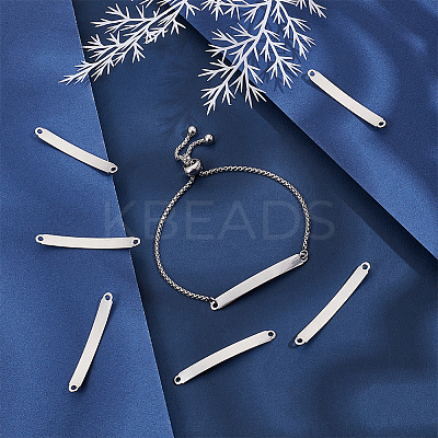 30Pcs 304 Stainless Steel Connector Charms STAS-UN0055-53-1