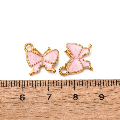 304 Stainless Steel Enamel Charms LS-STAS-Q363-02B-G-1