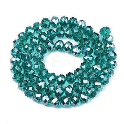 Glass Beads Strands GR11MMY-68L-1