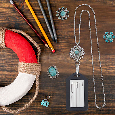 DIY Interchangeable Pendant Necklace Making Kit DIY-DR0001-02-1