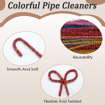 10 Sets DIY Plush Sticks FIND-CP0002-73-1
