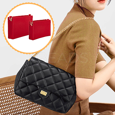 2Pcs 2 Style Wool Felt Bag Organizer Inserts FIND-WR0007-41D-1