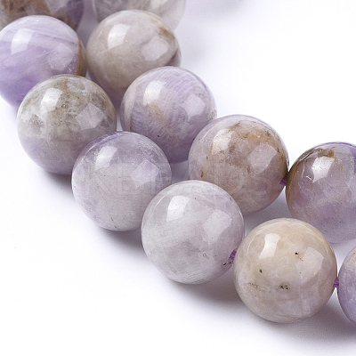 Natural Lavender Amethyst Beads Strands G-L555-01-4mm-1