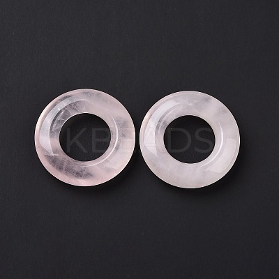 Natural Rose Quartz Pendants G-F728-02D-1