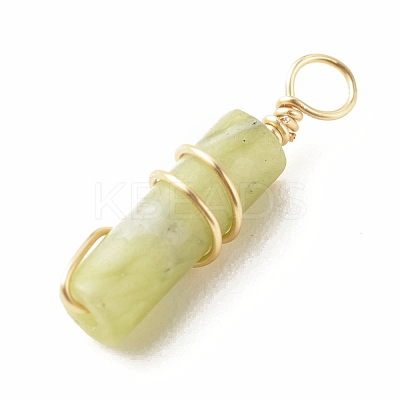 Natural Taiwan Jade Pendants PALLOY-JF01453-06-1