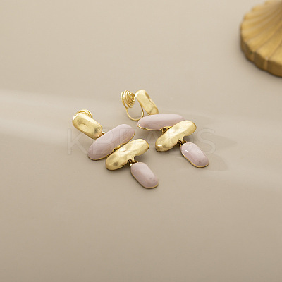 Alloy Enamel Clip-on Earrings FS-WGCBA5F-04-1
