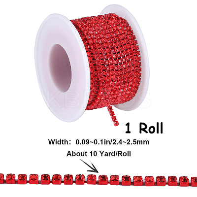 1 Roll Electrophoresis Iron Rhinestone Strass Chains CHC-GF0001-06F-1
