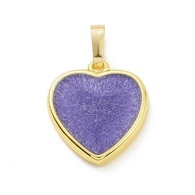 Real 18K Gold Plated Eco-friendly Rack Plating Brass Enamel Pendants KK-F843-06G-05-1