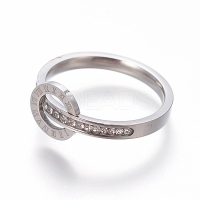 304 Stainless Steel Finger Rings RJEW-E158-07P-1