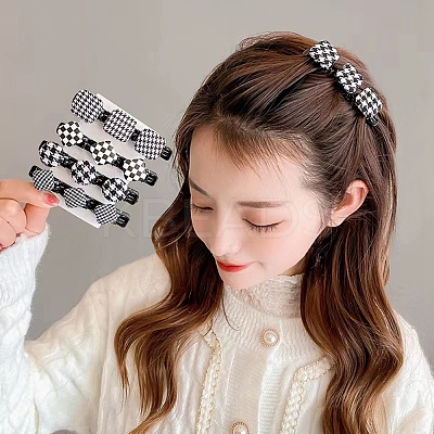 Fashion Double Layer Cloth Alligator Hair Clips Sets LS-PHAR-P005-26-1