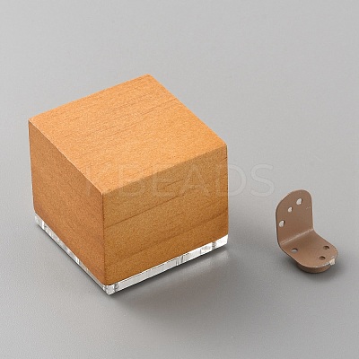 Wood Dice AJEW-WH0413-10-1