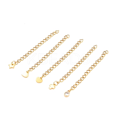 PVD Vacuum Plating 304 Stainless Steel Chains Extender FIND-JF00085-M-1