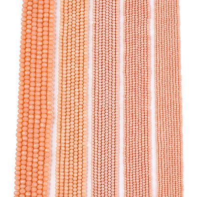 Opaque Solid Color Imitation Jade Glass Beads Strands EGLA-A044-P3mm-D33-1