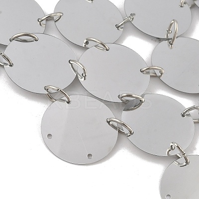 (Defective Closeout Sale: Scratched) Plastic Sequin Body Chain for Women AJEW-XCP0003-29-1