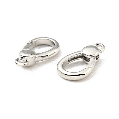 Brass Spring Gate Rings LS-KK-G416-50P-1