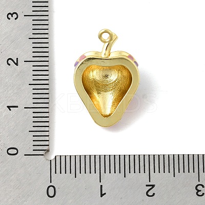 Brass Enamel Pendants KK-F929-07B-G-1