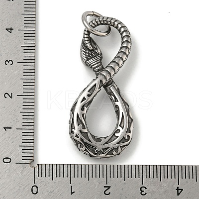 316 Surgical Stainless Steel Pendants STAS-Z073-70AS-01-1