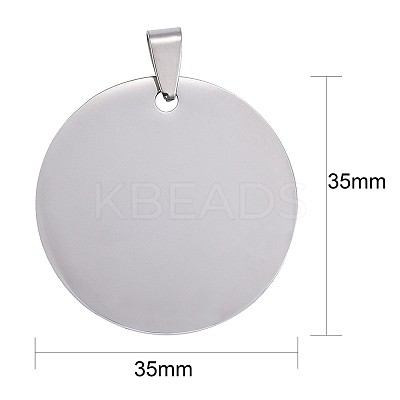 Tarnish Resistant 304 Stainless Steel Pendants LS-STAS-I140-16S-1