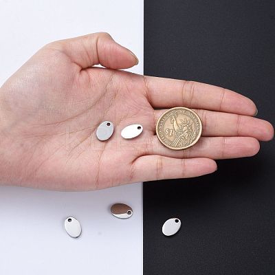 Tarnish Resistant 304 Stainless Steel Pendants STAS-I140-21B-S-1