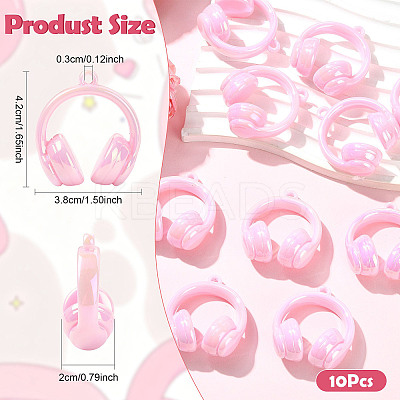 UV Plating Opaque Acrylic Pendants SACR-FZC0001-001D-1