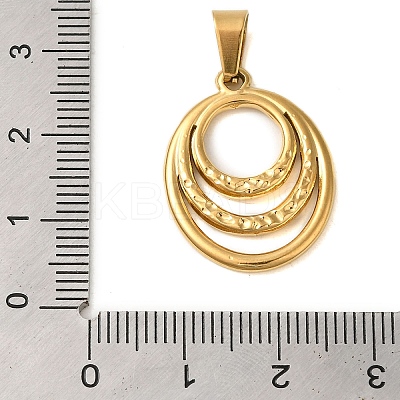 Ion Plating(IP) 304 Stainless Steel Pendants STAS-C103-27G-1