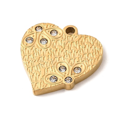 304 Stainless Steel Pendants STAS-K297-06G-1